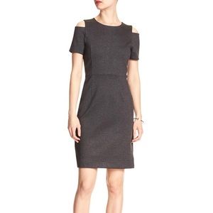 Banana Republic Sheath Cold Shoulder Dress